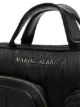 Marine Serre rectangular shape logo plaque tote bag