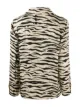 Image 2 of Love Stories zebra-print satin-crepe pyjama shirt