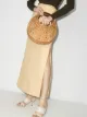Image 2 of STAUD Moon woven rattan bag