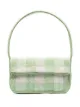 Image 1 of STAUD beaded gingham check shoulder bag