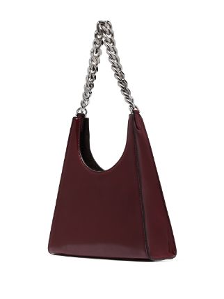 red Rey leather chain strap shoulder bag展示图