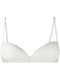 La Perla floral-appliquéd padded bra - White