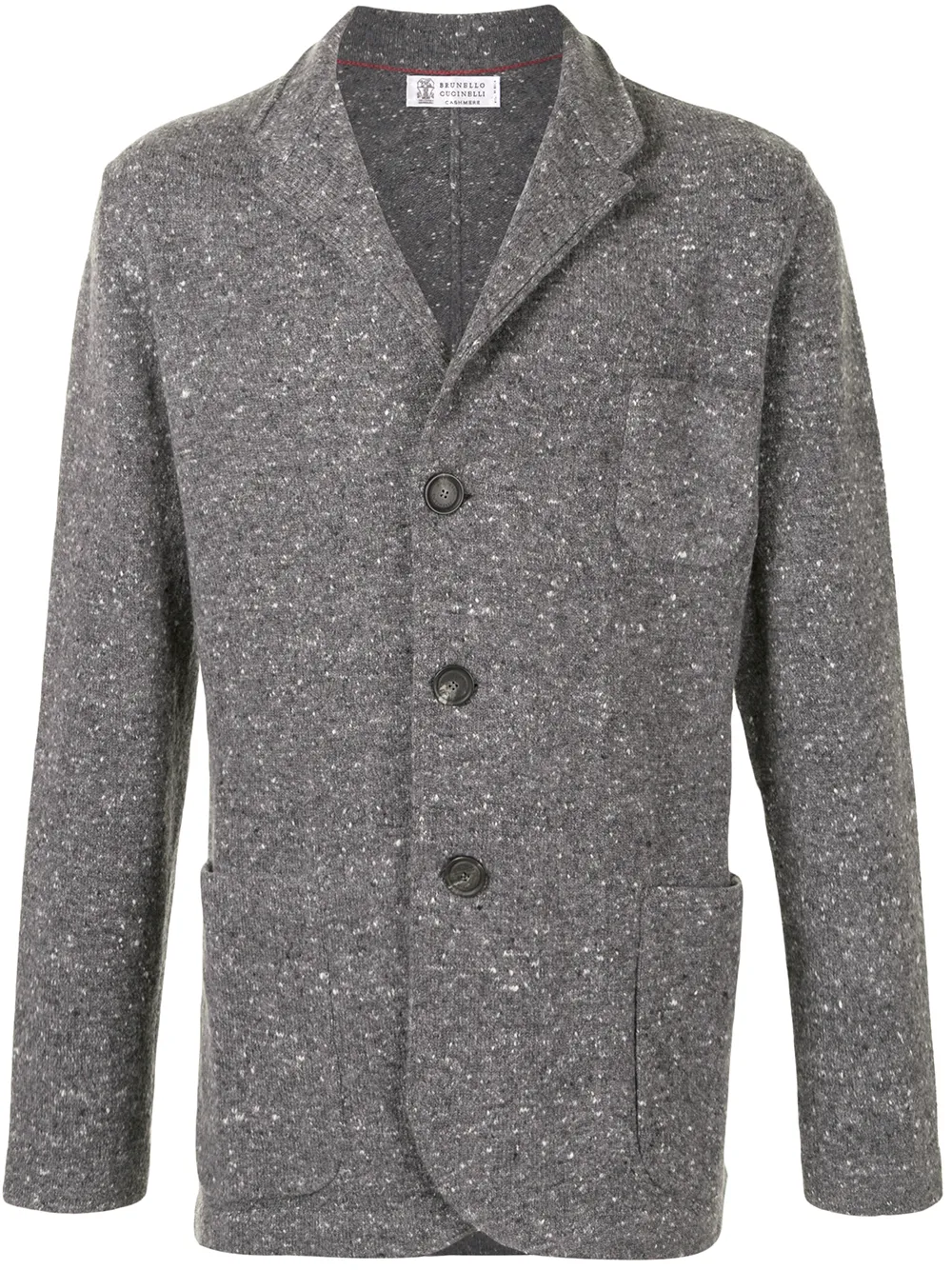 Brunello Cucinelli Cardigan stile blazer - Grigio