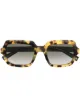 Image 1 of Givenchy Eyewear tortoise shell square sunglasses