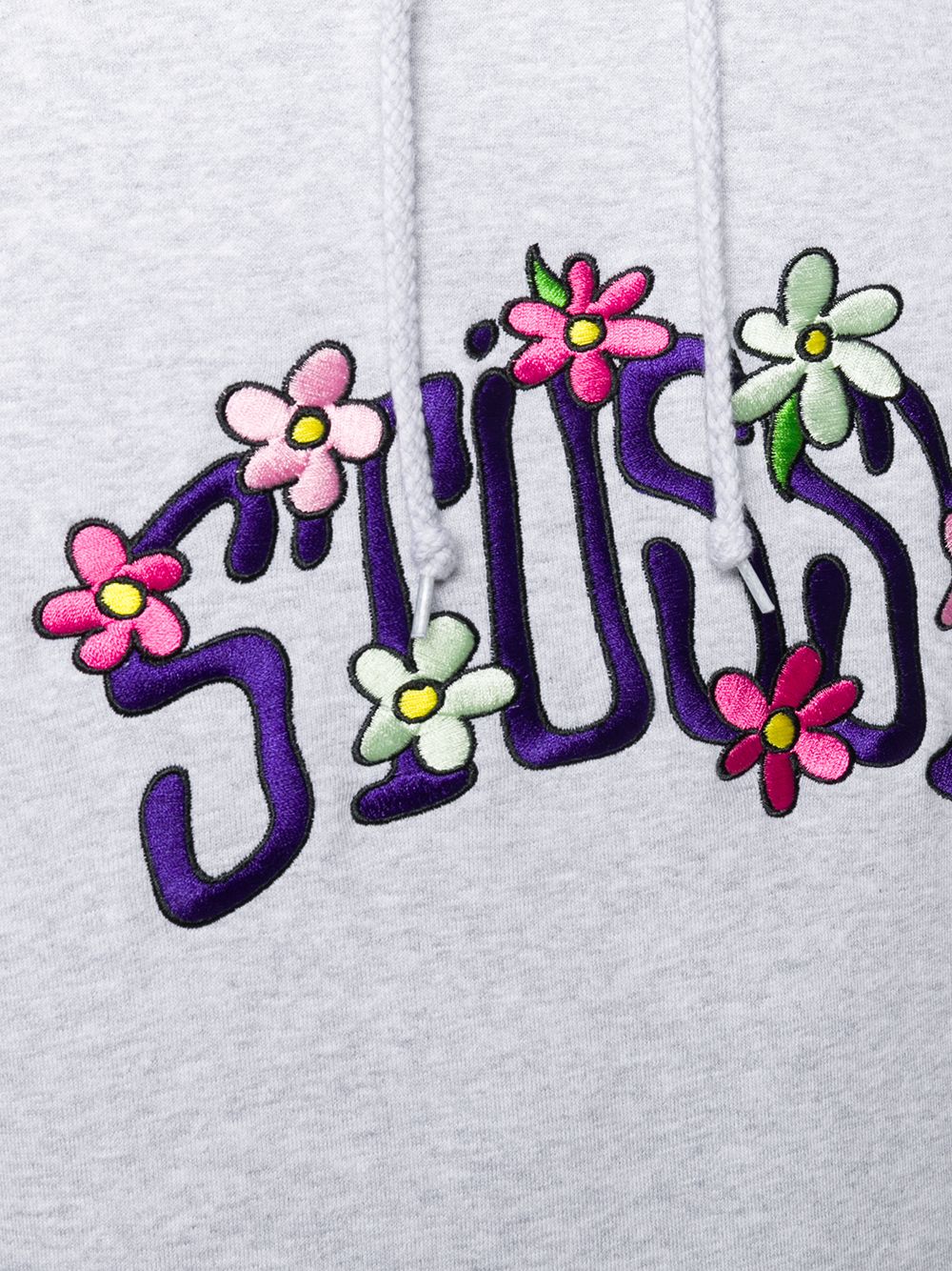 фото Stussy худи с цветочным логотипом