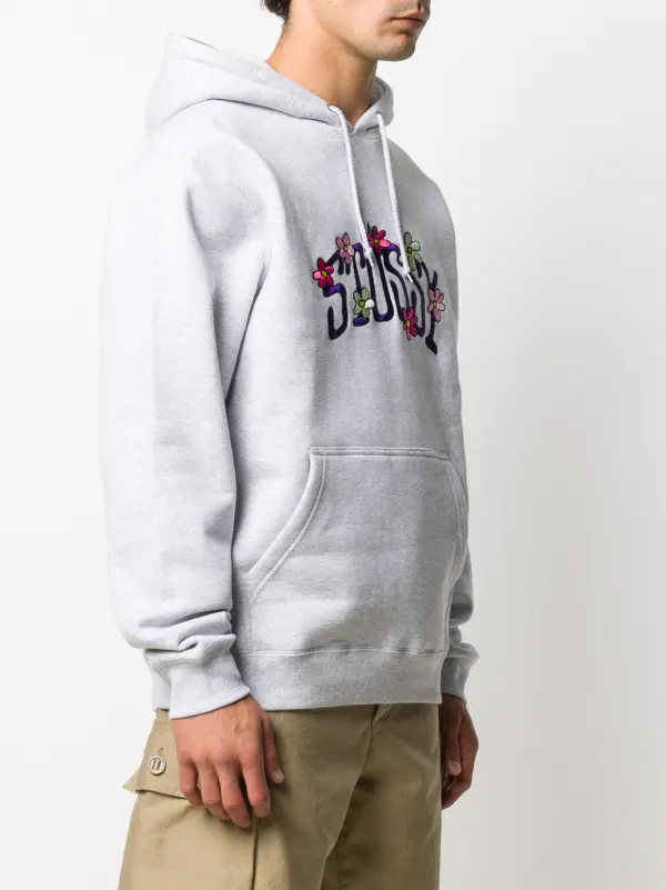 stussy hoodie floral