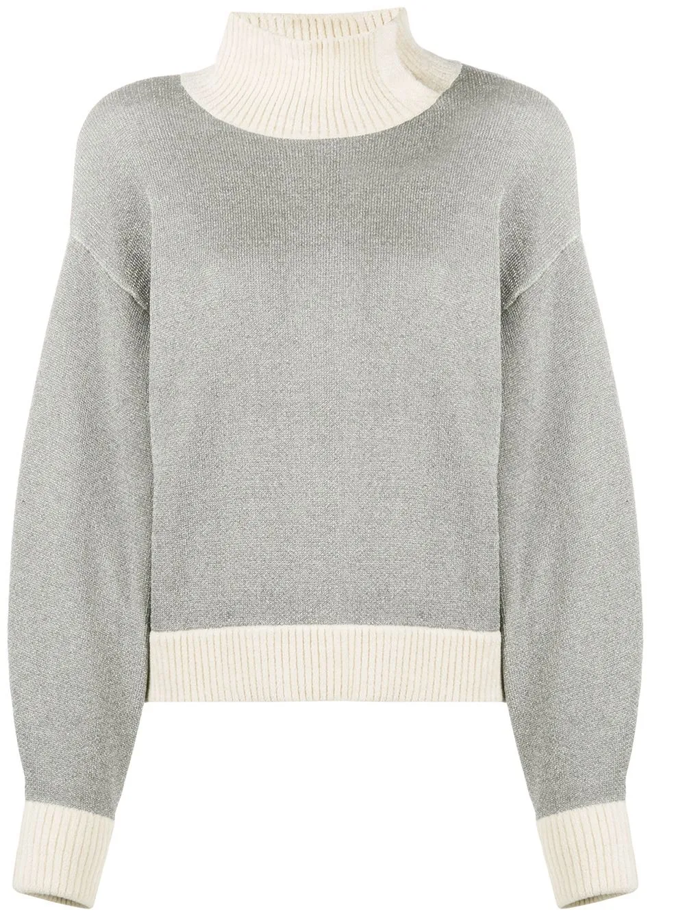 

3.1 Phillip Lim high neck ribbed sweatshirt - Grey