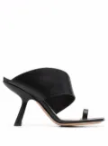 Nicholas Kirkwood Brasilia 90mm leather mules - Black