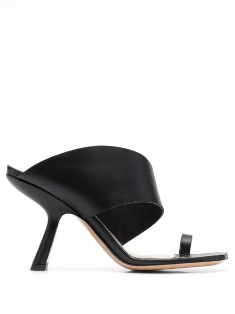Nicholas Kirkwood Mule Brasilia com salto 90mm de couro