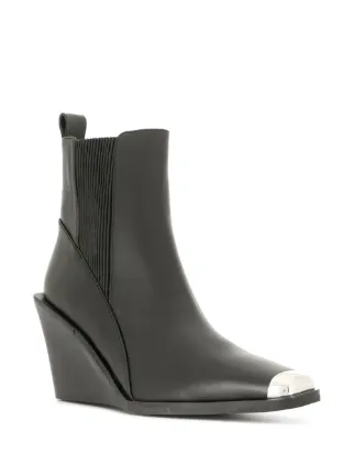 Weston I ankle wedge boots展示图