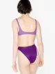 Oséree lurex two-tone bikini set