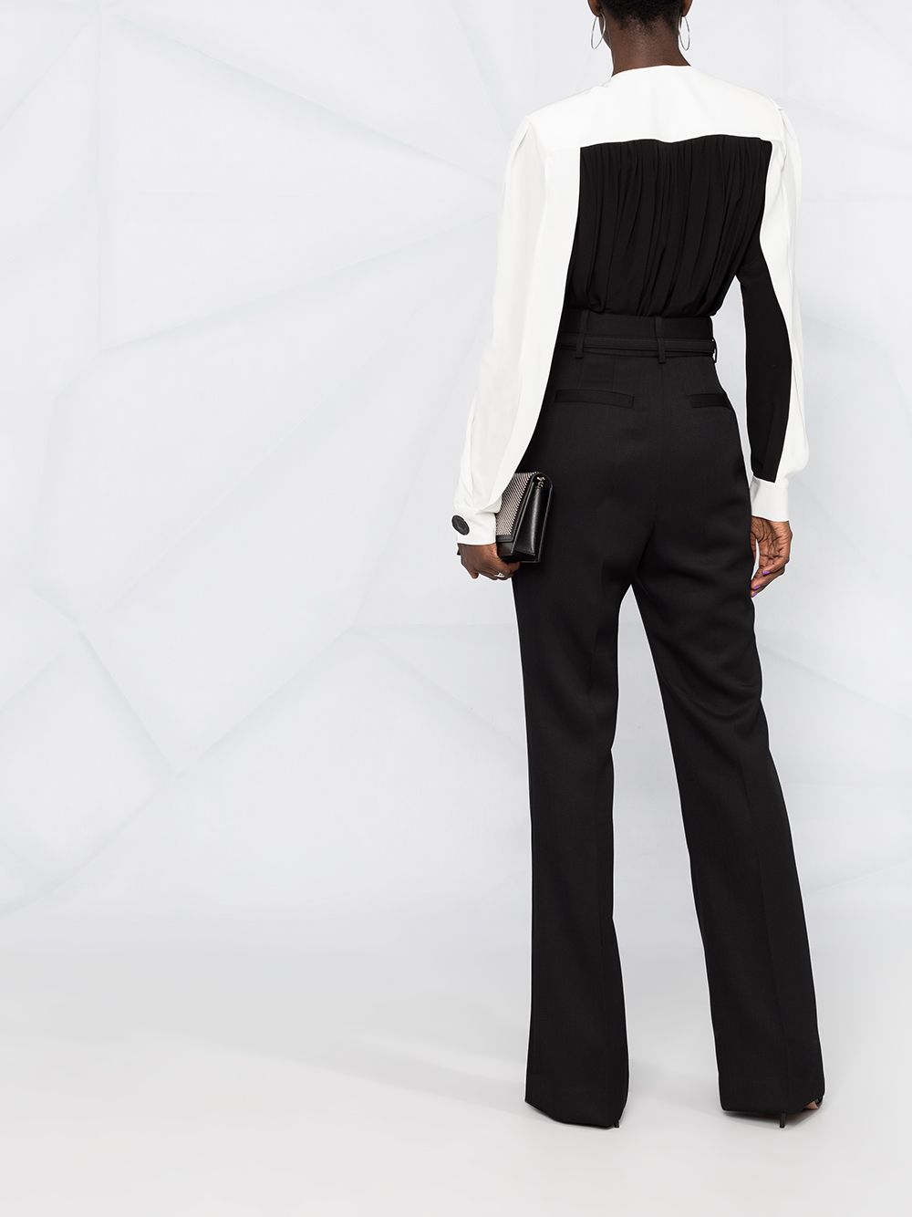 фото Givenchy расклешенные брюки с завышенной талией