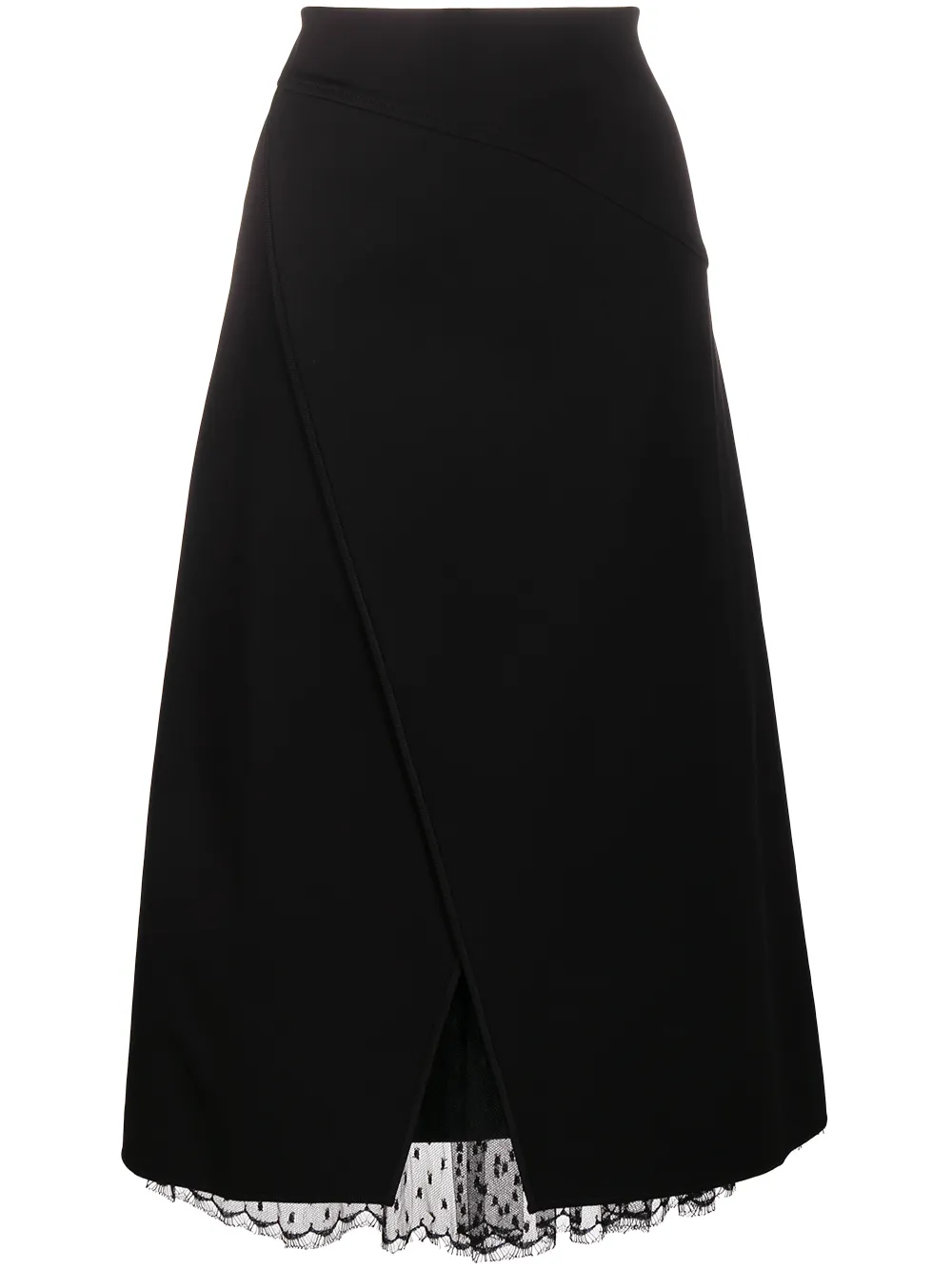 Womens black wrap skirt Clearance