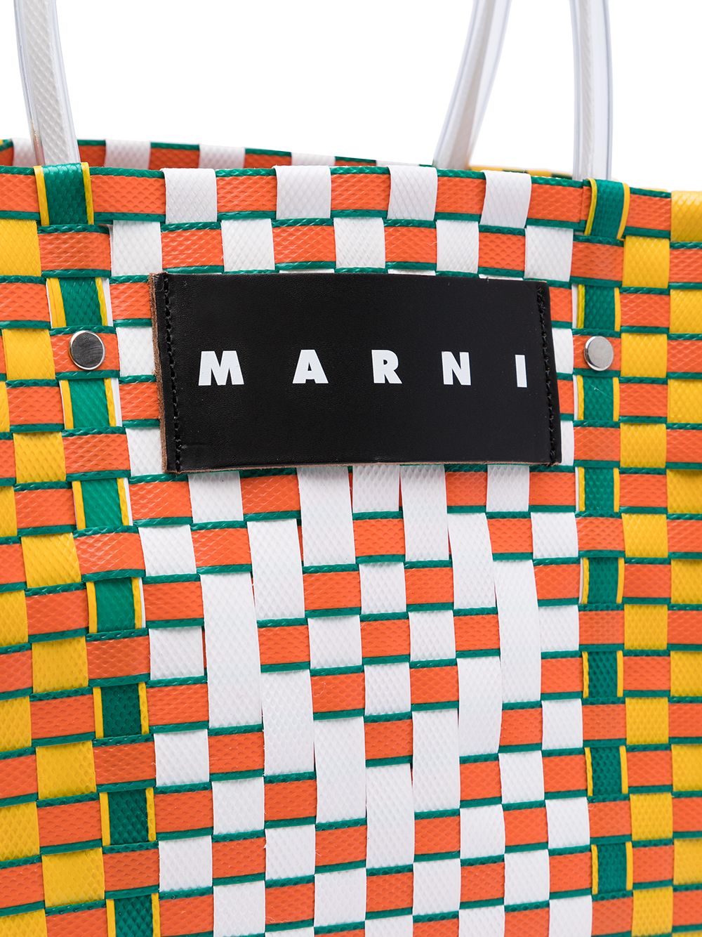 фото Marni market плетеная сумка-тоут e-w