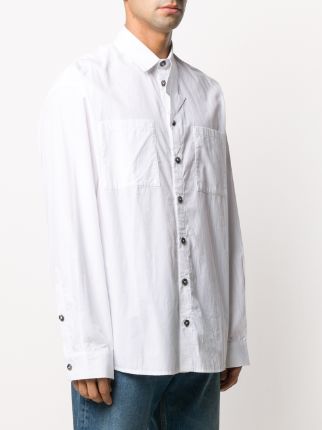 lightning-collar oversized shirt展示图