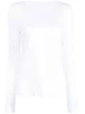 Wolford Aurora crew-neck top - White