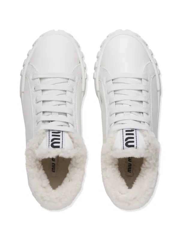 shearling lined sneakers