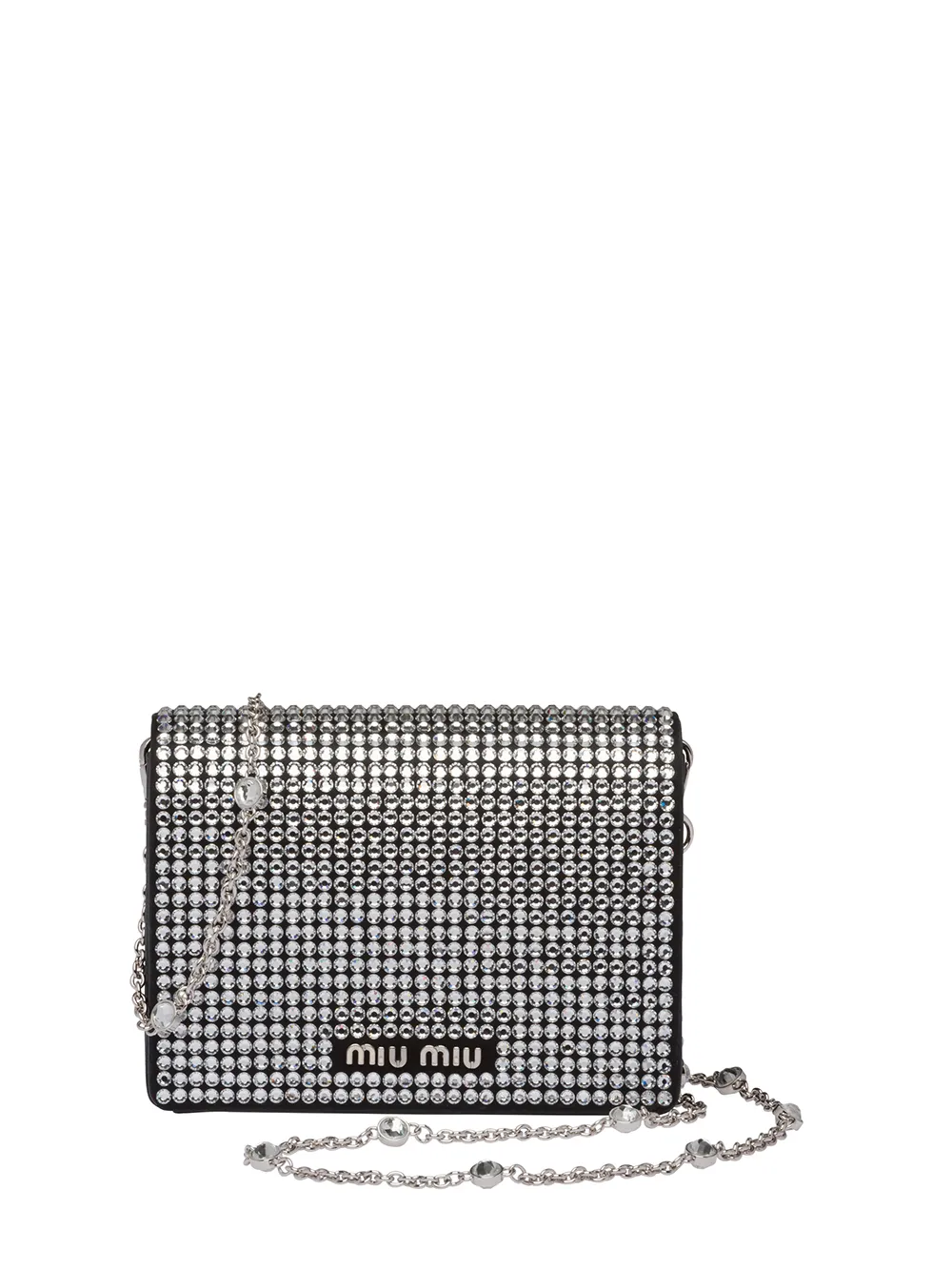 

Miu Miu Starlight crystal-embellished clutch - Black