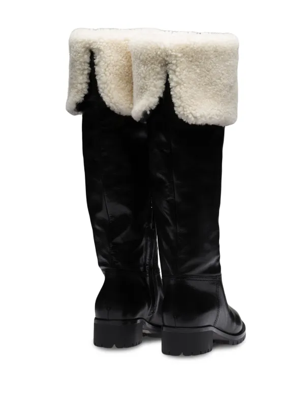 Botas altas con borrego Miu Miu disponibles en tallas 36 - 42. Envío  express ✈ Devolución gratuita ✓