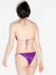 Oséree Lumiére metallic-effect bikini set