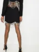 AREA crystal-embellished mini skirt