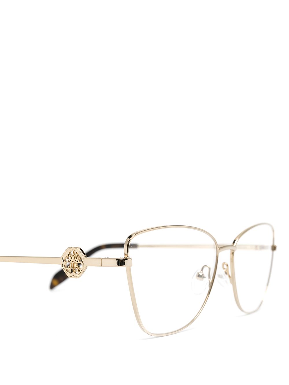 фото Alexander mcqueen eyewear очки в оправе 'кошачий глаз'