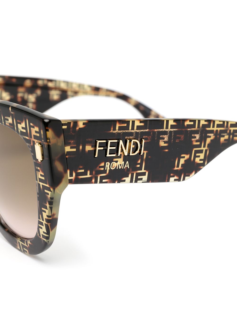 фото Fendi eyewear солнцезащитные очки с логотипом ff