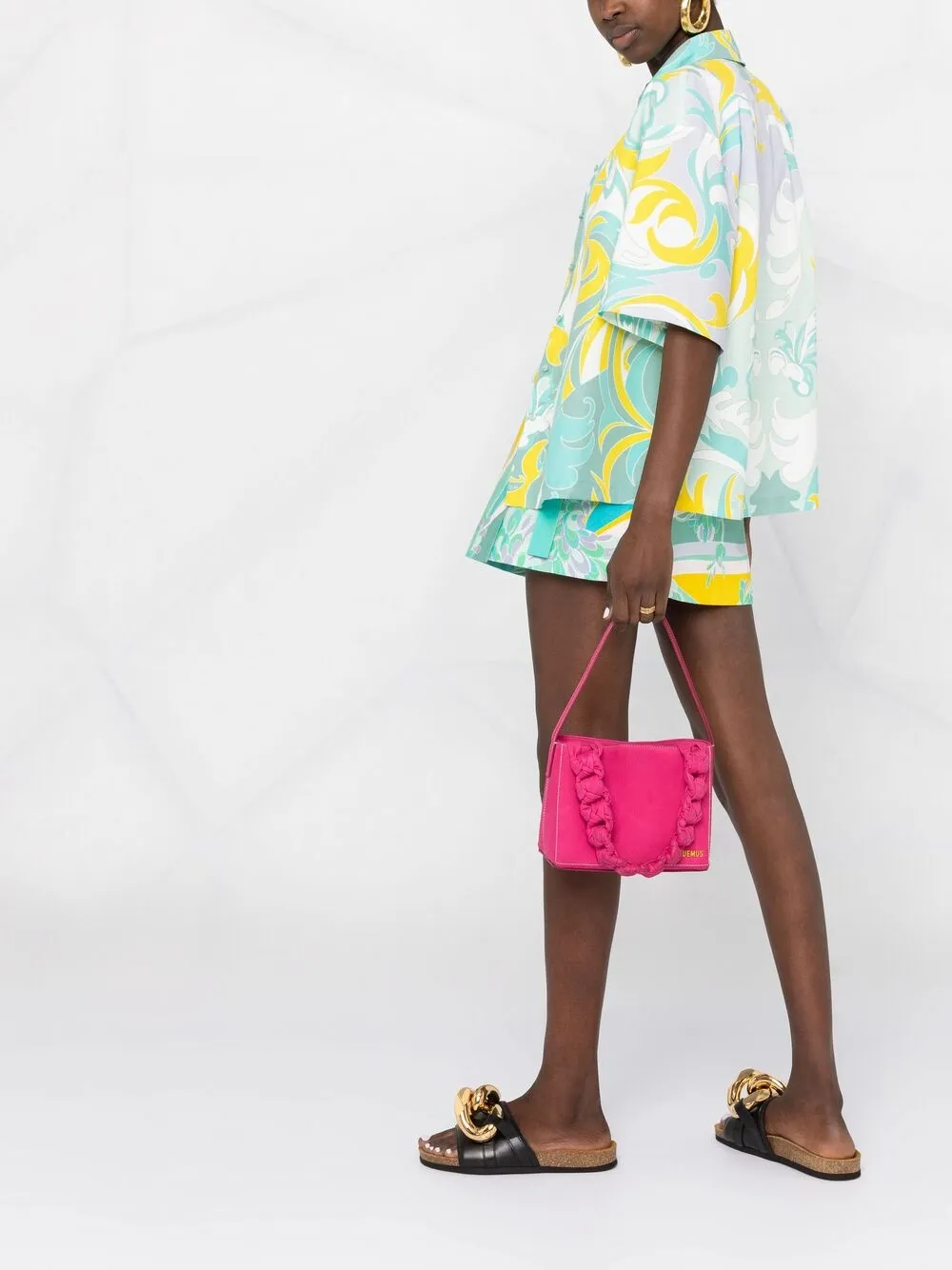фото Emilio pucci рубашка tropicana с короткими рукавами