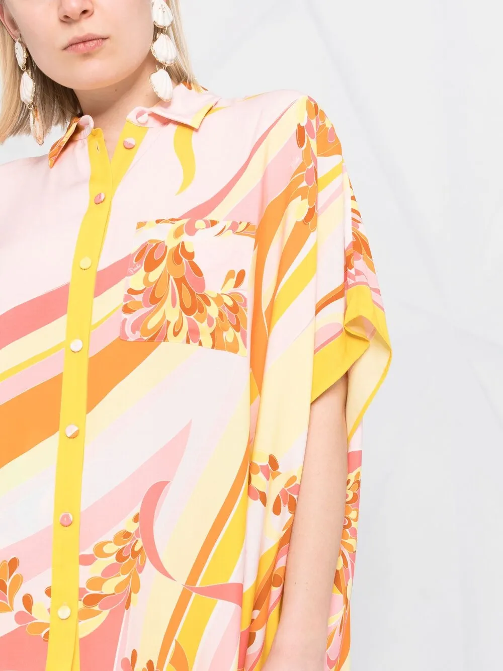 фото Emilio pucci рубашка с принтом lily