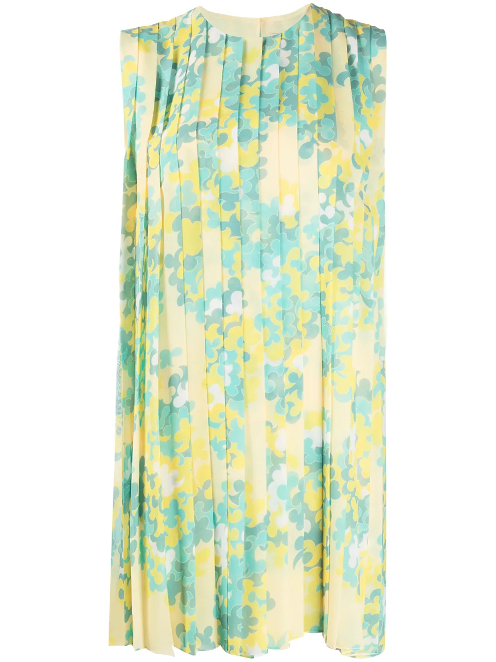 

PUCCI vestido con estampado Ortensie - Amarillo