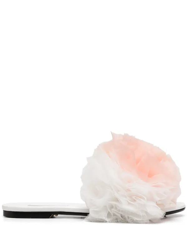 Shop Emilio Pucci X Tomo Koizumi Tulle Slides With Express Delivery Farfetch
