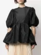 Cecilie Bahnsen Lulu puff-sleeve peplum top