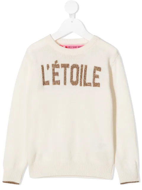 MC2 Saint Barth Kids L'étoile intarsia jumper