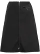 Image 1 of Prada logo-plaque A-line skirt