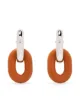 Image 1 of Paco Rabanne chain link drop earrings