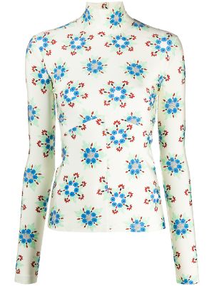 Floral on sale print turtleneck