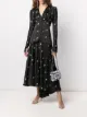Image 2 of Paco Rabanne floral-embroidered satin blouse