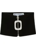 JW Anderson JWA zip-up neckband - Black