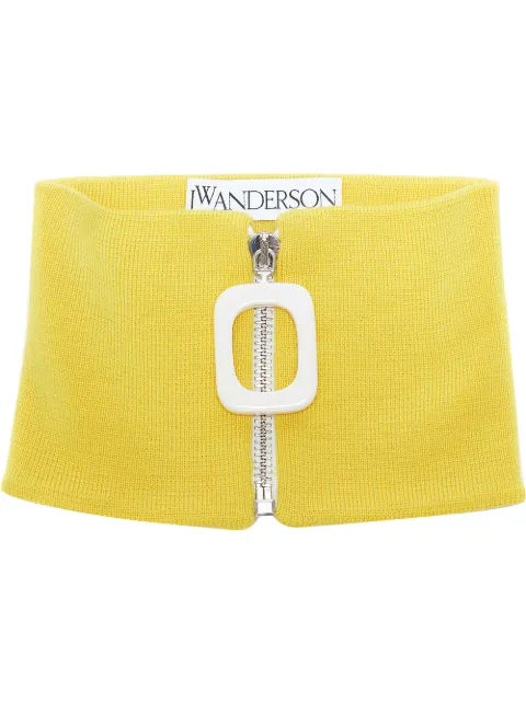 JW Anderson ribbed-knit merino wool neckband