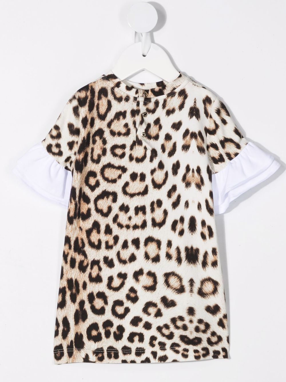 фото Roberto cavalli junior платье с принтом leopard