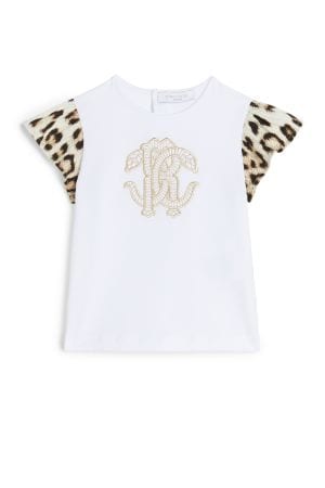 Mirror Snake Embroidered T-shirt