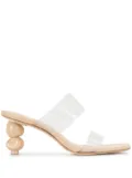 Cult Gaia sculptural heel sandals - Neutrals