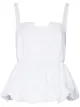 Image 1 of Tibi sleeveless peplum top