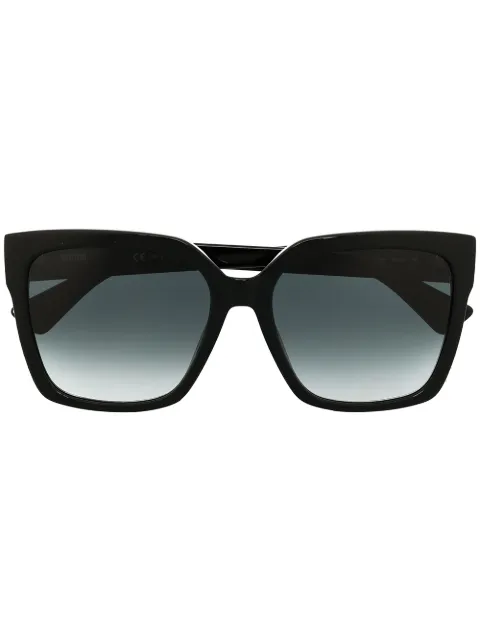 Moschino Eyewear lentes de sol con armazón cuadrada y apliques