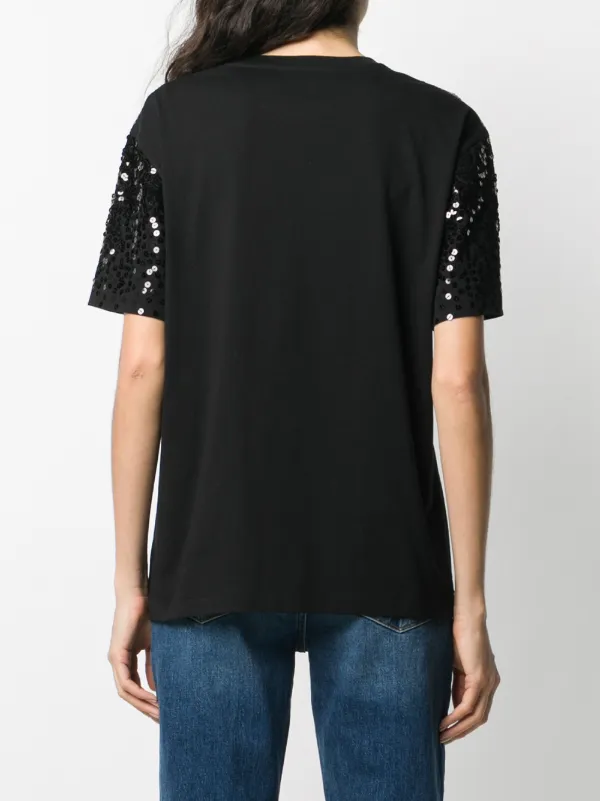 Shop Valentino sequin-embellished logo 