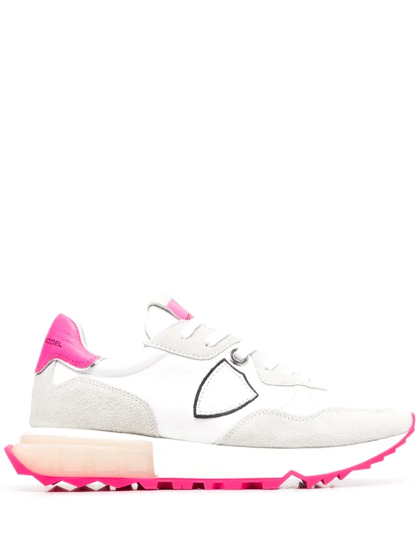Shop Philippe Model Paris La Rue Mondial Fluo sneakers with Express  Delivery - FARFETCH