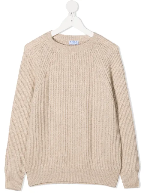 Siola rib-knit crew neck jumper