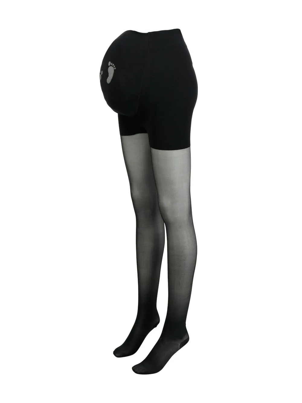 farfetch.com | foot-print detail maternity tights
