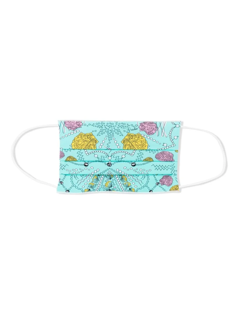 

PUCCI cubrebocas con estampado Conchiglie - Azul