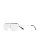 الصورة 2 من Moschino Eyewear نظارة شمس بإطار مربع وتأثير ميتاليك